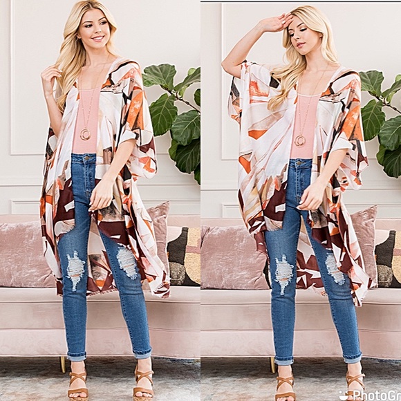 Other - Boho Festival Gypsy Kimono Wrap Beach Coverup O/S